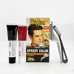 Bigen Men's Speedy Color-Dark-Brown