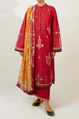 Coco by Zara Shahjahan Unstitched 3 Piece Lawn Vol-02 Suit-ZSC-05-A