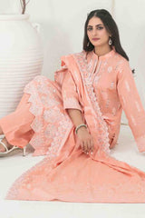 Gulshanara By Tawakkal Unstitched 3 Piece Emb Broshia Banarsi Lawn Vol-03 Suit-D-2563