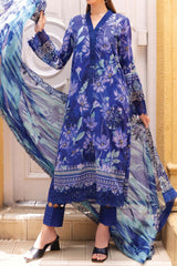 Gardenia by Nureh Unstitched 3 Piece Lawn Suit-NSG-116