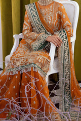 Maia by Serene Premium Unstitched 3 Piece Luxury Formals Suit-S-1074-Lumene