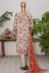 Vital Prints By HZ Unstitched 3 Piece Digital Printed Lawn Collection'2025-VPS-06-UNS