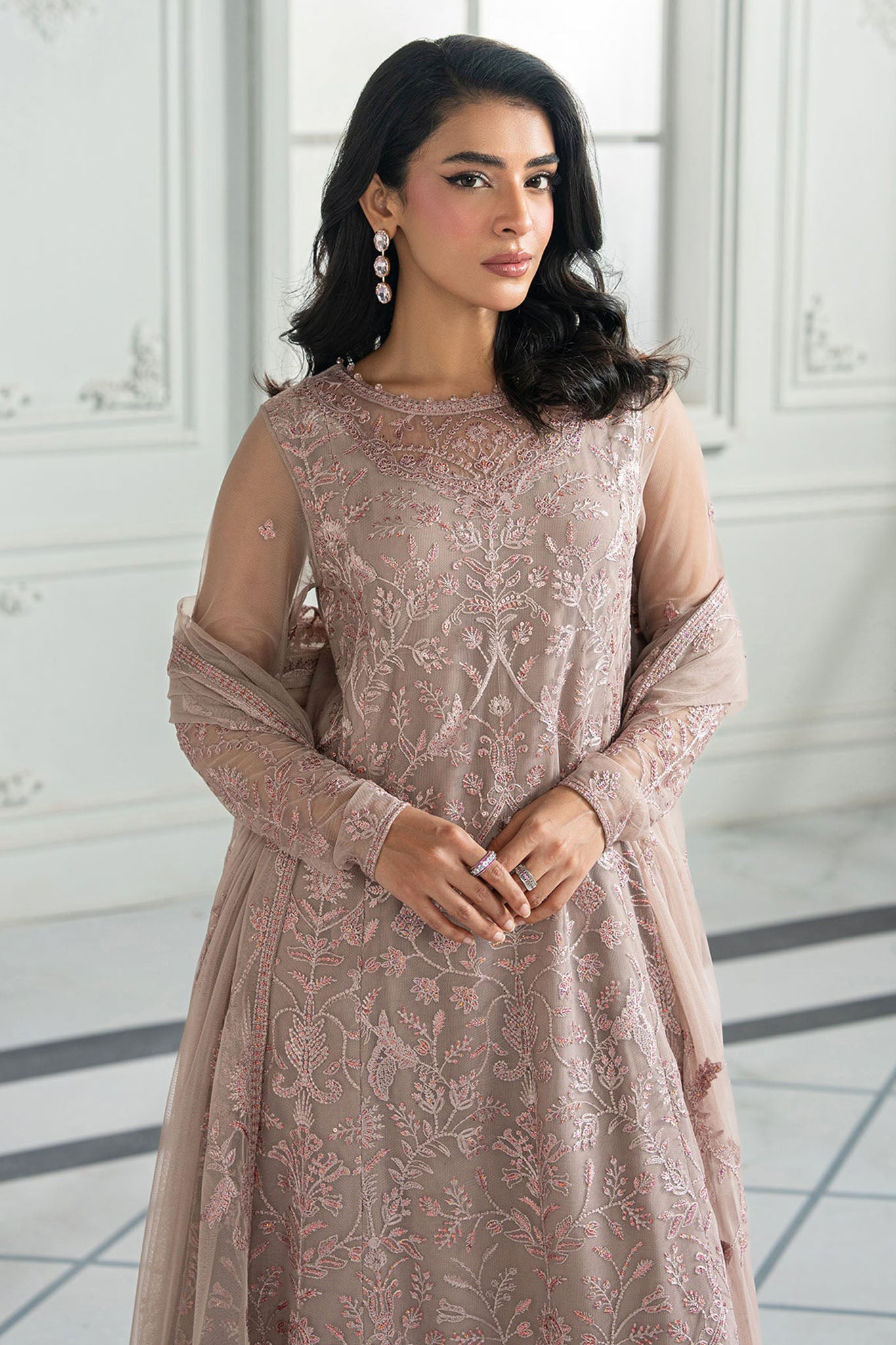 Inara By Zarif Unstitched 3 Piece Formals Collection'2025-ZRI-06-Hayda
