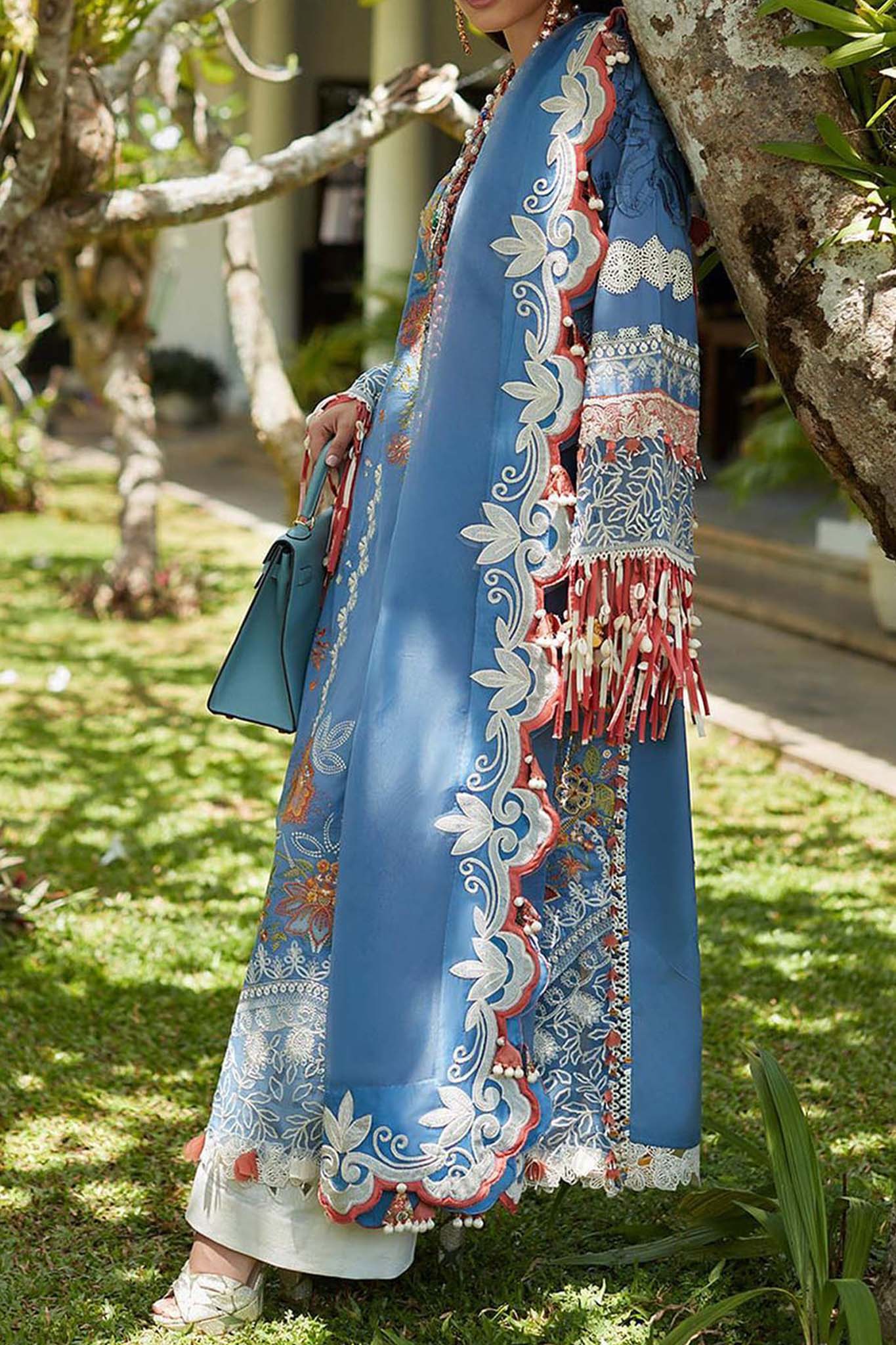 Elan Unstitched 3 Piece Luxury Lawn Collection'2023-EL23-03-B