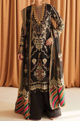 Fleur De Lis Ayzel by Afrozeh Unstitched Luxury Chiffon Suit-07-Zenith