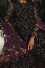 La Rosella by Zarif Unstitched 3 Piece Luxury Formals Collection'2023-ZLR-04-Night Glow