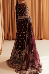 Fleur De Lis Ayzel by Afrozeh Unstitched Luxury Chiffon Suit-06-Camellia