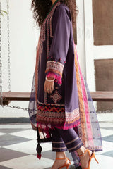 Iris by Jazmin Unstitched 3 Piece Spring Summer Lawn Collection'2023-07-Alpenrose