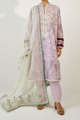 Coco by Zara Shahjahan Unstitched 3 Piece Lawn Vol-02 Suit-ZSC-03-A