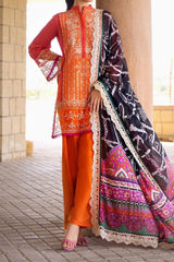 Zainab Chottani Unstitched 3 Piece Eid Luxury Lawn Collection'2023-ZC-07-B