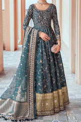 Maria B Sateen Unstitched 3 Piece Fall Suit-CST-10