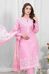 Lakeesha By Tawakkal Stitched 3 Piece Emb Lawn Suit-D-2832
