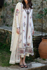 Aylin By Republic Unstitched 3 Piece Emb Lawn Summer Suit-D-01-B-Muguet