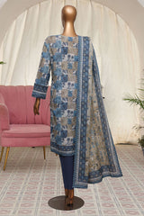 Vital Prints By HZ Unstitched 3 Piece Digital Printed Lawn Suit-VPS-05-UNS