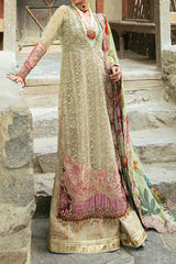 Marwa by Maryam Hussain Unstitched 3 Piece Wedding Collection'2023-MLF-04-Afsana