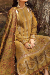 Maria B Unstitched 3 Piece Emb Linen Suit-DL-1110