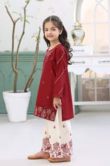 Fresh Birds Stitched 2 Piece Summer Lawn Suit-Lal pari