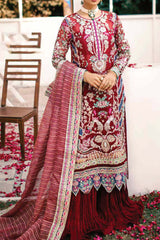 Ezra Unstitched 3 Piece Luxury Wedding Suit-04-Poppy