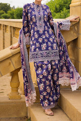 Zainab Chottani Unstitched 3 Piece Eid Luxury Lawn Collection'2023-ZC-06-B