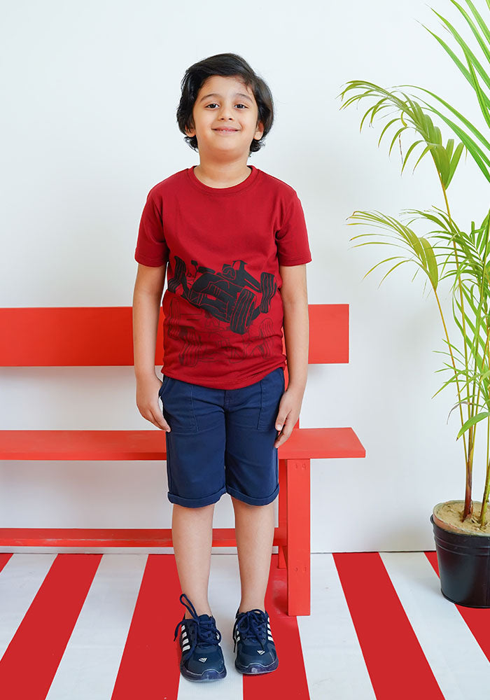 Printed T-Shirt - Wear Ochre