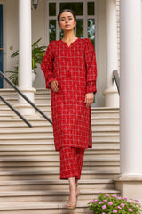 Sada Bahar 2 Piece Khaddar Cutwork Pret Collection'2023-CW-9001