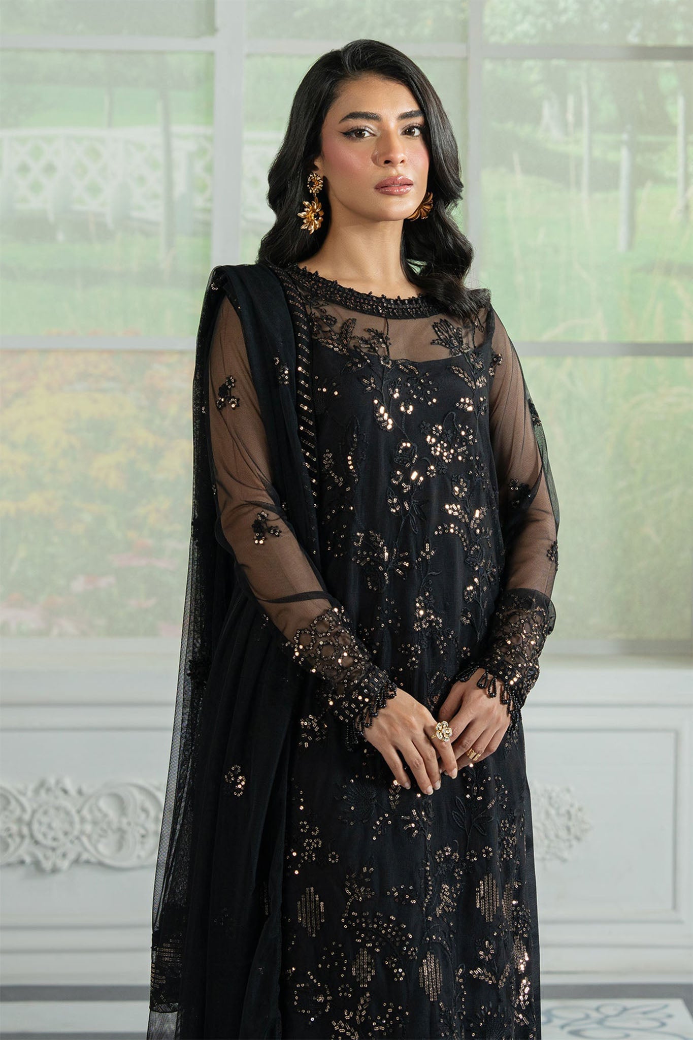 Inara By Zarif Unstitched 3 Piece Formals Collection'2025-ZRI-05-Beyza