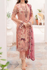 Chevron by Ramsha Unstitched 3 Piece Chiffon Vol-07 Suit-A-702