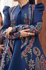 Maria B Unstitched 3 Piece Emb Linen Suit-DL-1109