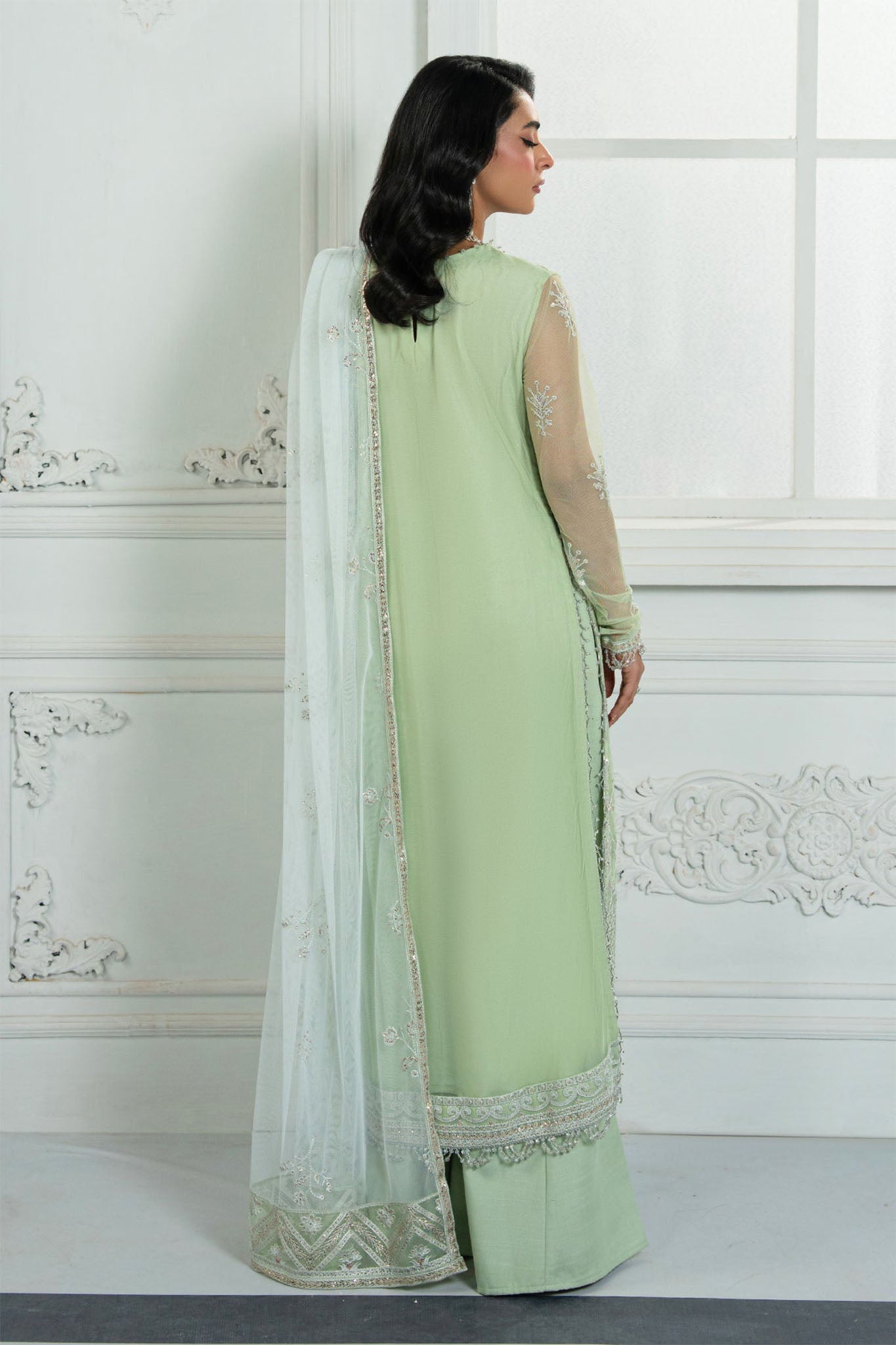 Inara By Zarif Unstitched 3 Piece Formals Collection'2025-ZRI-04-Yasmin