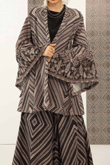 Maria B M.Basics Unstitched Winter Suit-MB-US23-208-A