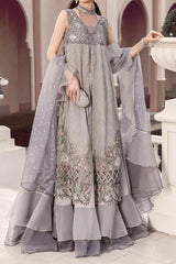 Maria B Sateen Unstitched 3 Piece Fall Suit-CST-07