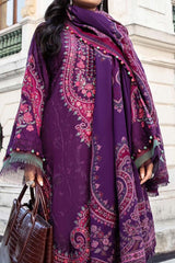 Maria B Unstitched 3 Piece Emb Linen Suit-DL-1108