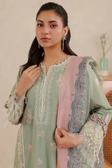 Zellbury Unstitched 3 Piece Lawn Vol-04 Suit-WUS26E30579