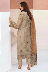 Minhal By Ramsha Unstitched 3 Piece Luxury Organza Vol-13 Collection'2025-M-1305