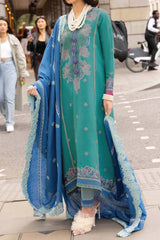 Broadway by Mushq Unstitched 3 Piece Winter Suit-MNW-11
