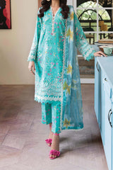 Afrozeh Printskari Unstitched 3 Piece Summer Lawn Collection'2023-ALV4-02