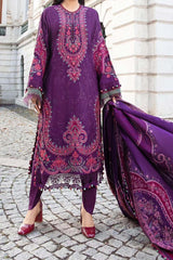 Maria B Unstitched 3 Piece Emb Linen Suit-DL-1108
