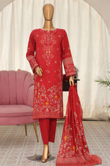 Vital Prints By HZ Unstitched 3 Piece Digital Printed Lawn Suit-VPS-01-UNS