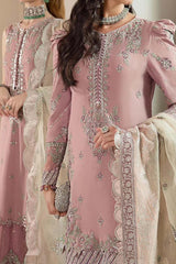 Maria B Sateen Unstitched 3 Piece Fall Suit-CST-06