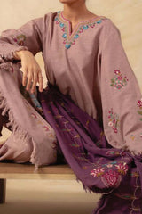 Coco by Zara Shahjahan Unstitched 3 Piece Winter Suit-ZW-01-A