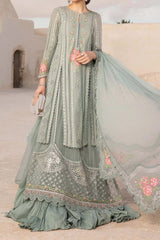 Voyage A Luxe by Maria B Unstitched 3 Piece Luxury Lawn Suit-D-2412-B