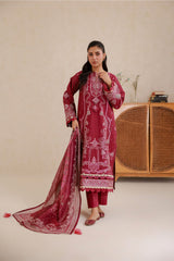 Zellbury Unstitched 3 Piece Lawn Vol-04 Suit-WUS26E30655
