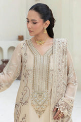 Dastan by Ramsha Unstitched 3 Piece Formals Vol-05 Suit-T-502-Skin