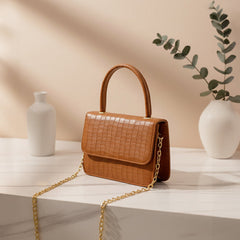 Crodocile Pattern Top Handle Handbags 2026