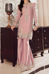 Maria B Sateen Unstitched 3 Piece Fall Suit-CST-06