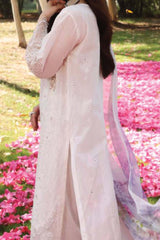 Elaf Unstitched 3 Piece Festive Chikankari Collection'2023-ECF-03