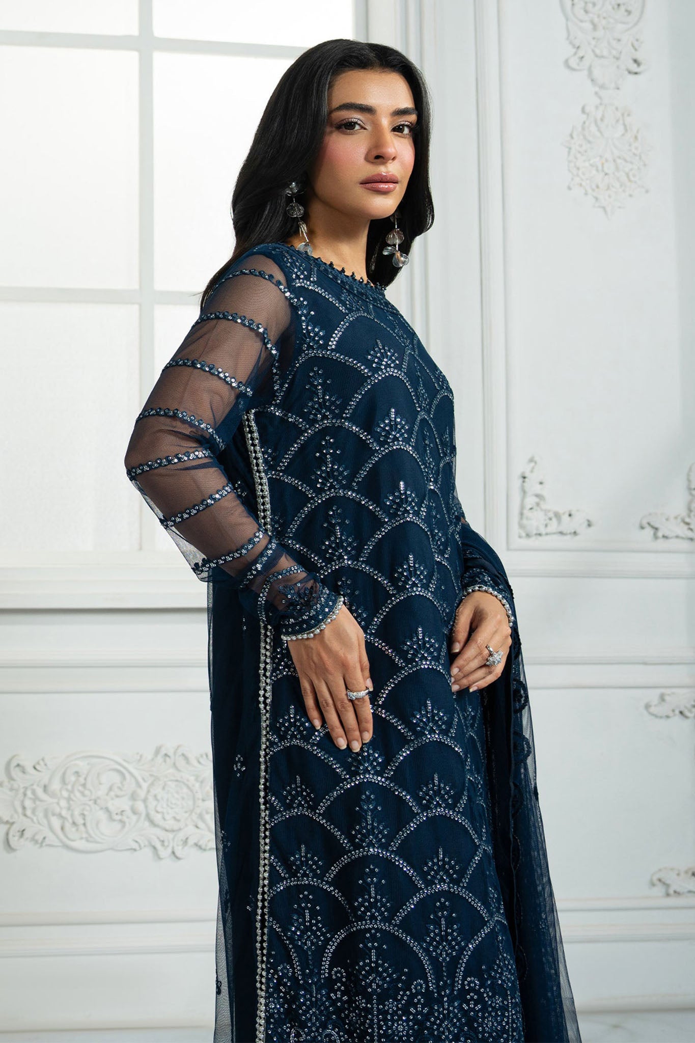 Inara By Zarif Unstitched 3 Piece Formals Collection'2025-ZRI-02-Melisa