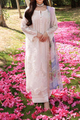 Elaf Unstitched 3 Piece Festive Chikankari Collection'2023-ECF-03