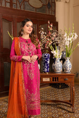 Zarq Barq by Asim Jofa Unstitched 3 Piece Eid Lawn Suit-AJZB-15