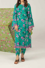 Maria B M.Basics Unstitched Winter Suit-MB-US23-207-A
